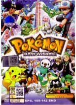 Pokemon Best Wishes! DVD Collection 105-142 (end) - (Japanese/Cantonese Ver) Anime