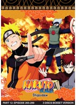 Naruto DVD Naruto Shippuden Part 12 (eps. 265-289) Japanese Ver. (Anime DVD)