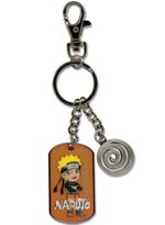 Naruto Shippuden Metal Keychain: DOG TAG & SYMBOL - SOLD OUT, NO STOCK
