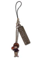 Death Note Cell Phone Charm: LIGHT SD & LOGO