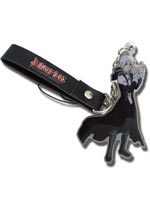 D.Gray-Man Metal Cell Phone Charm with Leather Strap: ALLEN <font color=#FF0000><b>[Discontinued] - No longer available</b></font>