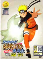 Naruto Shippuden DVD Vol. 568-571 (Japanese Version) - Anime