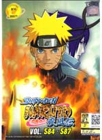 Naruto Shippuden DVD Vol. 584-587 (Japanese Version) - Anime