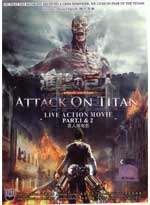 Attack on Titan DVD Movie: End of the World Complete Part 1 & 2 - Live Action Movie