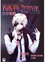 Tokyo Ghoul Complete Season 1 + 2 + Bonus OVA (English)