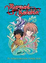 Rurouni Kenshin DVD TV Series - Season 3 (Eps. 63-95)