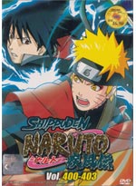 Naruto Shippuden DVD Vol. 400-403 (Japanese Version)