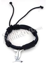 Death Note Leather Bracelet: L Logo