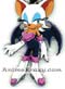 Sonic X 3D Keychain: Rouge