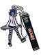 D.Gray-Man Metal Cell Phone Charm with Leather Strap: ROAD CAMELOT