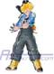 Dragon Ball Z 3D Keychain: Super Saiyan Trunks