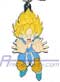 Dragon Ball GT 3D Keychain: Super Saiyan Goku