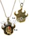Bleach Necklace: Flame Ichigo Hollow Mask (Crystal Eye)