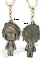 Death Note Metal Keychain: Chibi L (Die-cast)