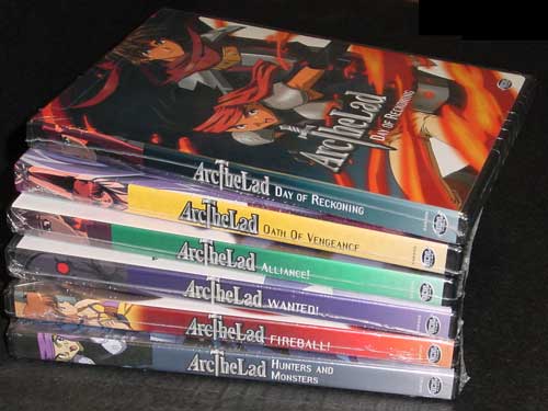 Arc The Lad DVD set