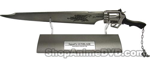 Final Fantasy Master Arms Die-Cast Replica Weapon Squall's Gunblade From Final Fantasy VIII