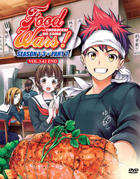 Food Wars! [ Shokugeki no Souma] DVD Season 1-3 + Part 2 (Vol. 1-61) - Japanese Anime