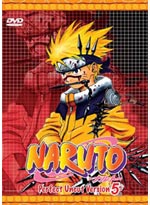 Naruto TV Series Perfect Uncut Version DVD Part 5 (101-124) English