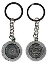 Fullmetal Alchemist Metal Keychain: Spinning Circle  <font color=#FF0000><b> [Discontinued - No Longer Available]</b></font>