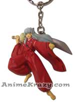 InuYasha 3D Figure Keychain: Inuyasha w/ Tetsusauga Sword in Action