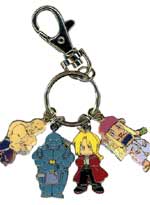 Fullmetal Alchemist Metal Charms Keychain: Group of 4 <font color=#FF0000><b>[Discontinued] - No longer available</b></font>