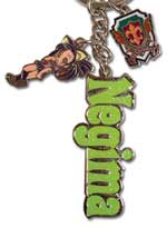 Negima Metal Charms Keychain: Setsuna & Logo
