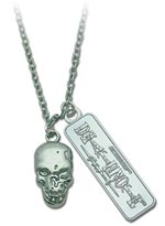 Death Note Necklace: Death Note Logo and Skull