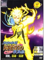 Naruto Shippuden DVD Vol. 556-559 (Japanese Version) - Anime