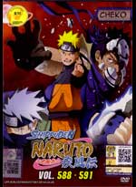 Naruto Shippuden DVD Vol. 588-591 (Japanese Version) - Anime