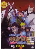 Naruto Shippuden DVD Vol. 648-651 (Japanese Version) - Anime