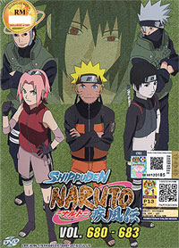 Naruto Shippuden DVD Vol. 680-683 (Japanese Version) - Anime