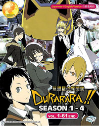 Durarara!! Complete Season 1, 2, 3, 4 DVD Boxset - English Ver - Anime