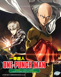 One Punch Man DVD Season 1+2 + Road To Hero + 6 Specials - Japanese Anime (English, Cantonese Audio*)