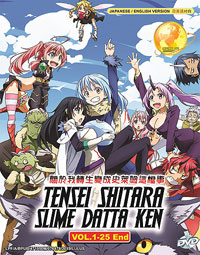 Tensei shitara Slime Datta Ken [That Time I Got Reincarnated as a Slime] DVD 1-25 (English Ver) Anime