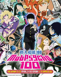 Mob Psycho 100 DVD Season 1+2 +2 Special (English Dub) Anime