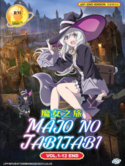 Majo no Tabitabi (Wandering Witch: The Journey of Elaina) Vol. 1-12 End *English Dubbed*