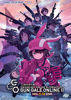 Sword Art Online Alternative: Gun Gale Online II (Vol. 1-12 End) - *English Dubbed*