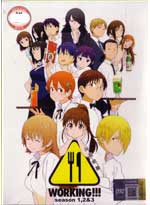 Working!! [Wagnaria!!] DVD Complete Season 1, 2 and 3 (Japanese Ver) Anime