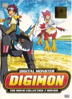 Digimon [Digital Monster] Movies DVD Collection (7 Movies) - Cantonese Ver. Only