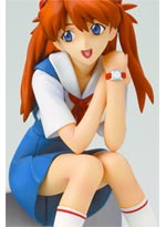 Neon Genesis Evangelion 1/8 Scale Pre-Painted PVC Statue: Asuka Langley School Uniform Statue