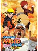Naruto Shippuden DVD Vol. 472-475 (Japanese Version)