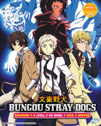Bungou Stray Dogs DVD Complete Season 1-3 + OVA + Movie ( English Dub ) - Anime