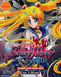 Sailormoon Crystal Complete Season 1-3 DVD Chapter 1-39 (English, Cantonese Ver) - Anime