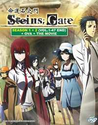 Steins;Gate Season 1 + 2 + OVA + The Movie (English Version) Anime