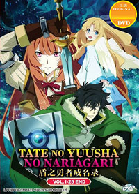 Tate no Yuusha no Nariagari [The Rising of the Shield Hero] DVD Complete 1-24 (English Ver) Anime