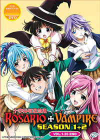 Rosario + Vampire DVD Complete Season 1 + 2 (English Ver) - Anime