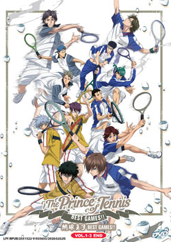 The Prince of Tennis: Best Games!! DVD Vol. 1-3 End