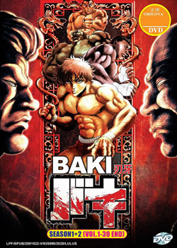 Baki + Baki: Dai Raitaisai-hen Season 1+2 (Vol. 1-39 End) - *English Dubbed*