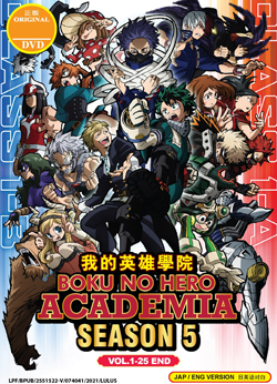 Boku no Hero Academia (My Hero Academia) Season 5 Vol. 1-25 End  -*English Dubbed*