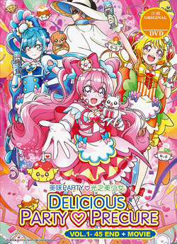 Delicious Party Precure (Delicious Party Pretty Cure) Vol 1-45 End + Movie - *English Subbed*